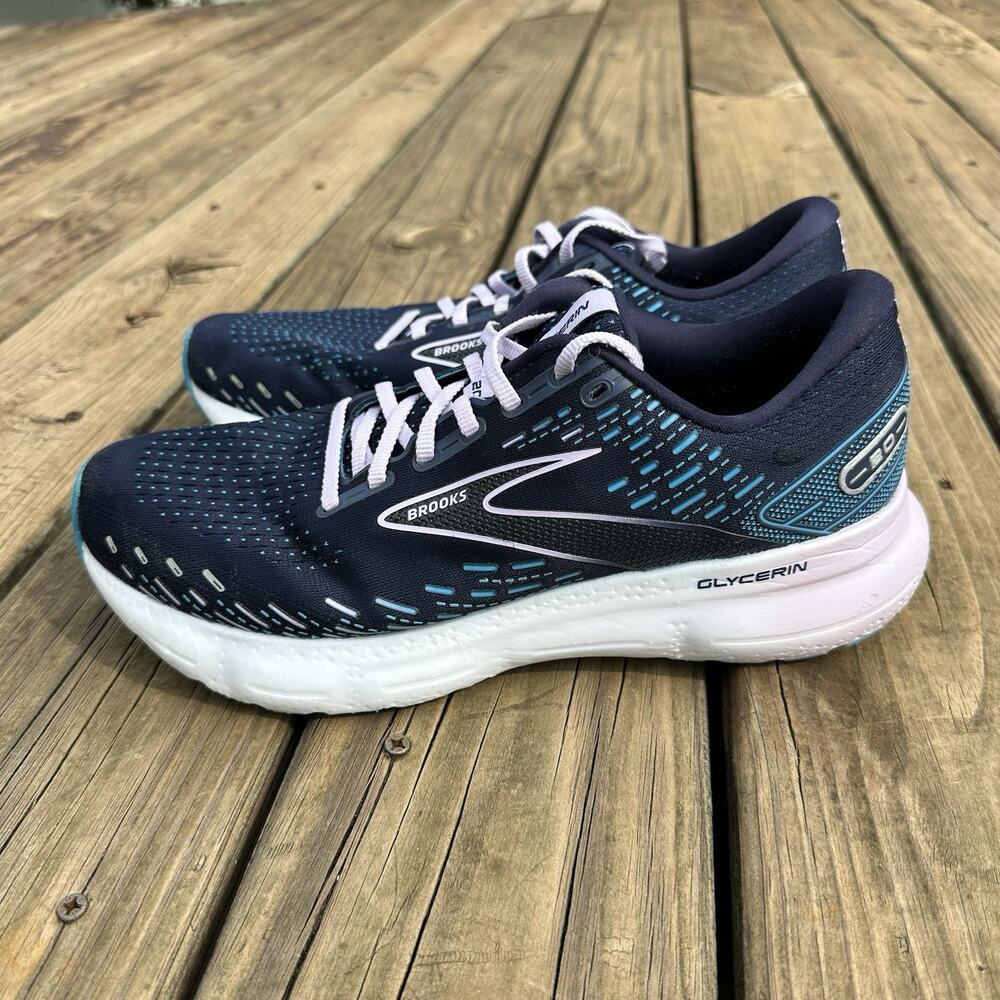 Brooks Glycerin 20 Women's Size 11 B Blue Running Shoes Sneakers 1203691B499
